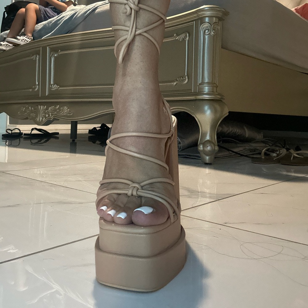 Nude Platform Shoes